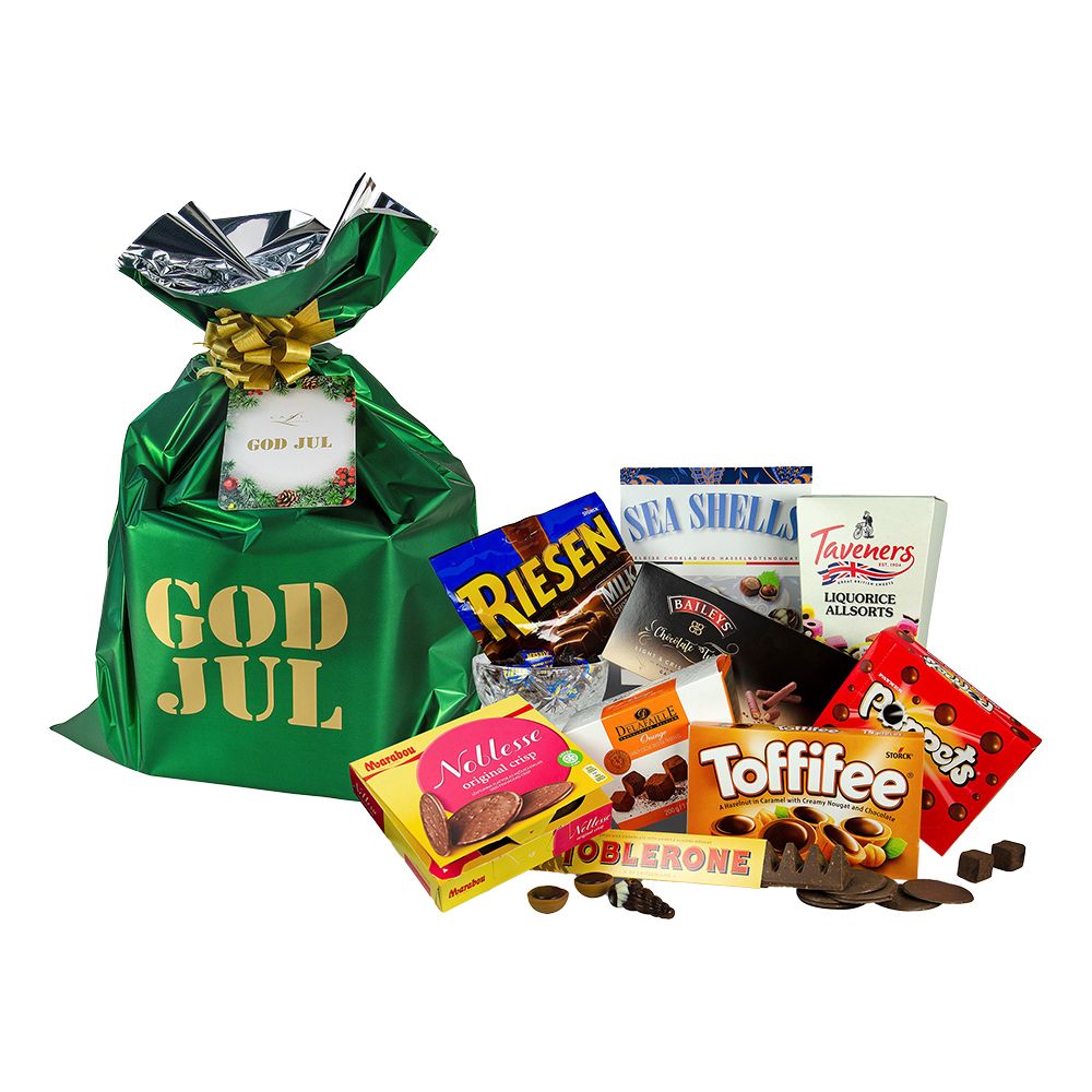 Julpåse med Godis Grön