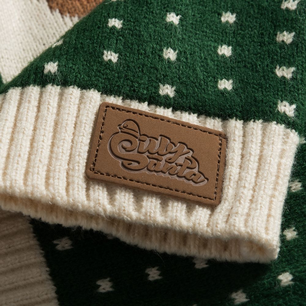 Julren Retro Grön Jultröja för Barn