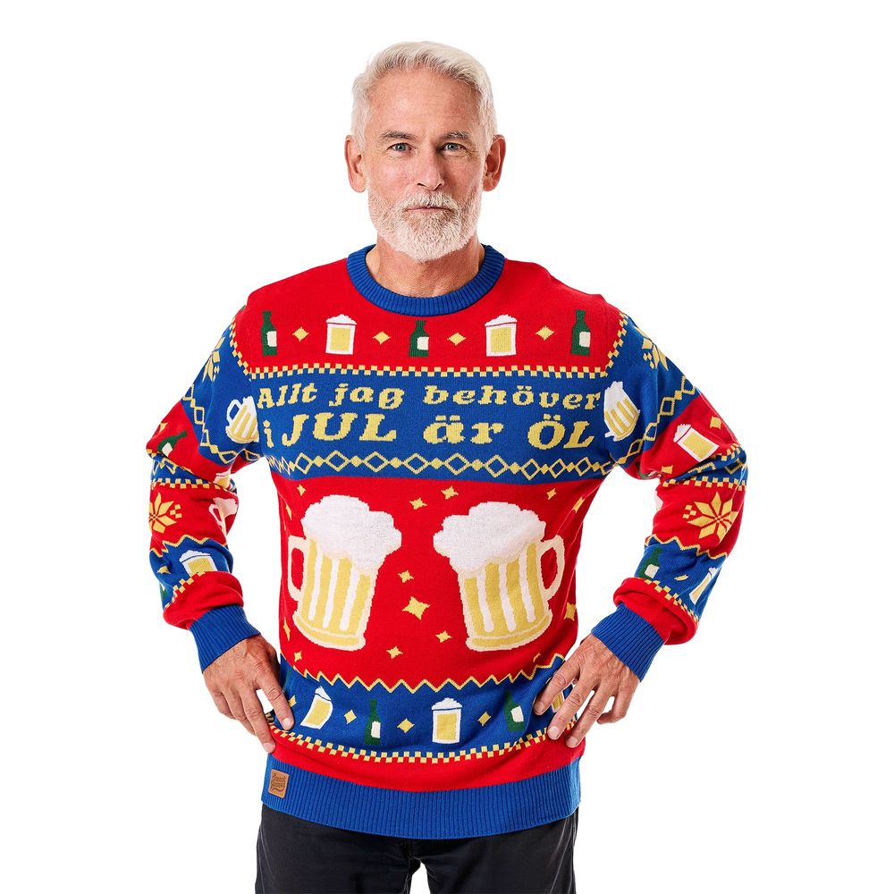 Joulupaita Allt Jag Behöver i Jul Är Öl