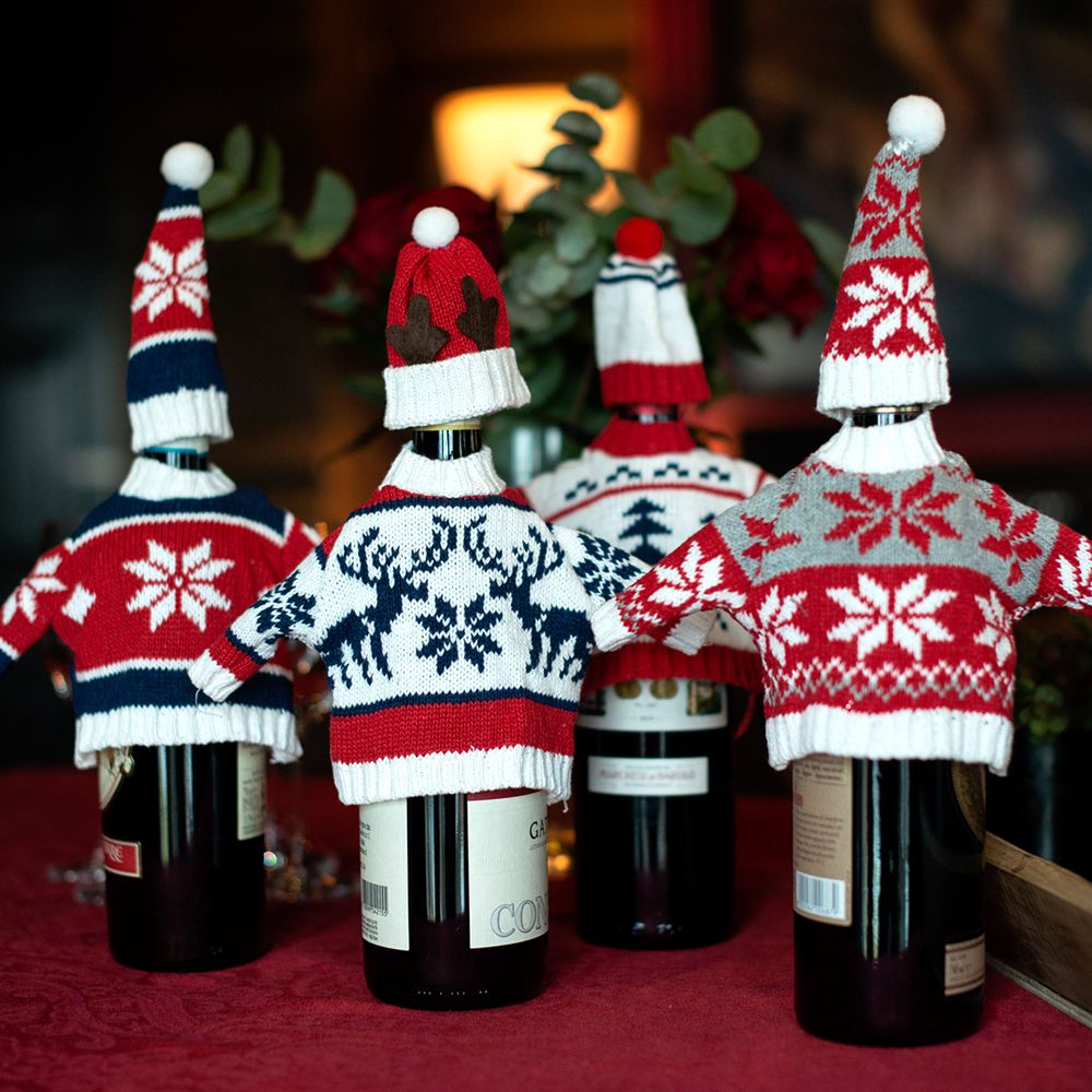 Jultröja för Vinflaska
