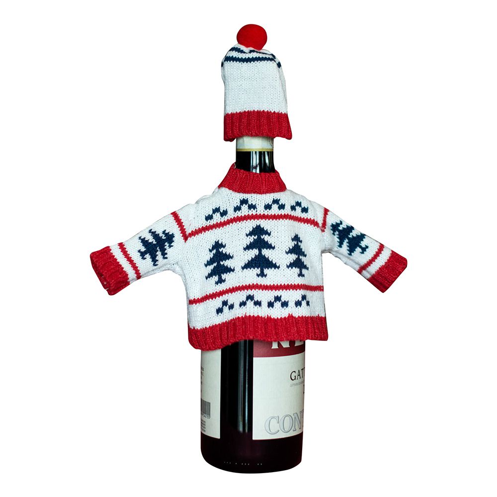 Jultröja för Vinflaska