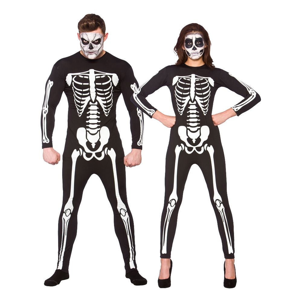 Jumpsuit Skjelett Kostyme