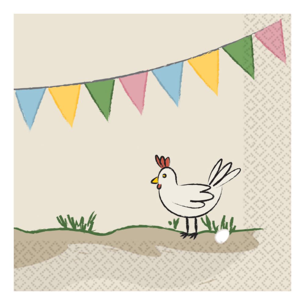 Kaffeservetter Farm Party
