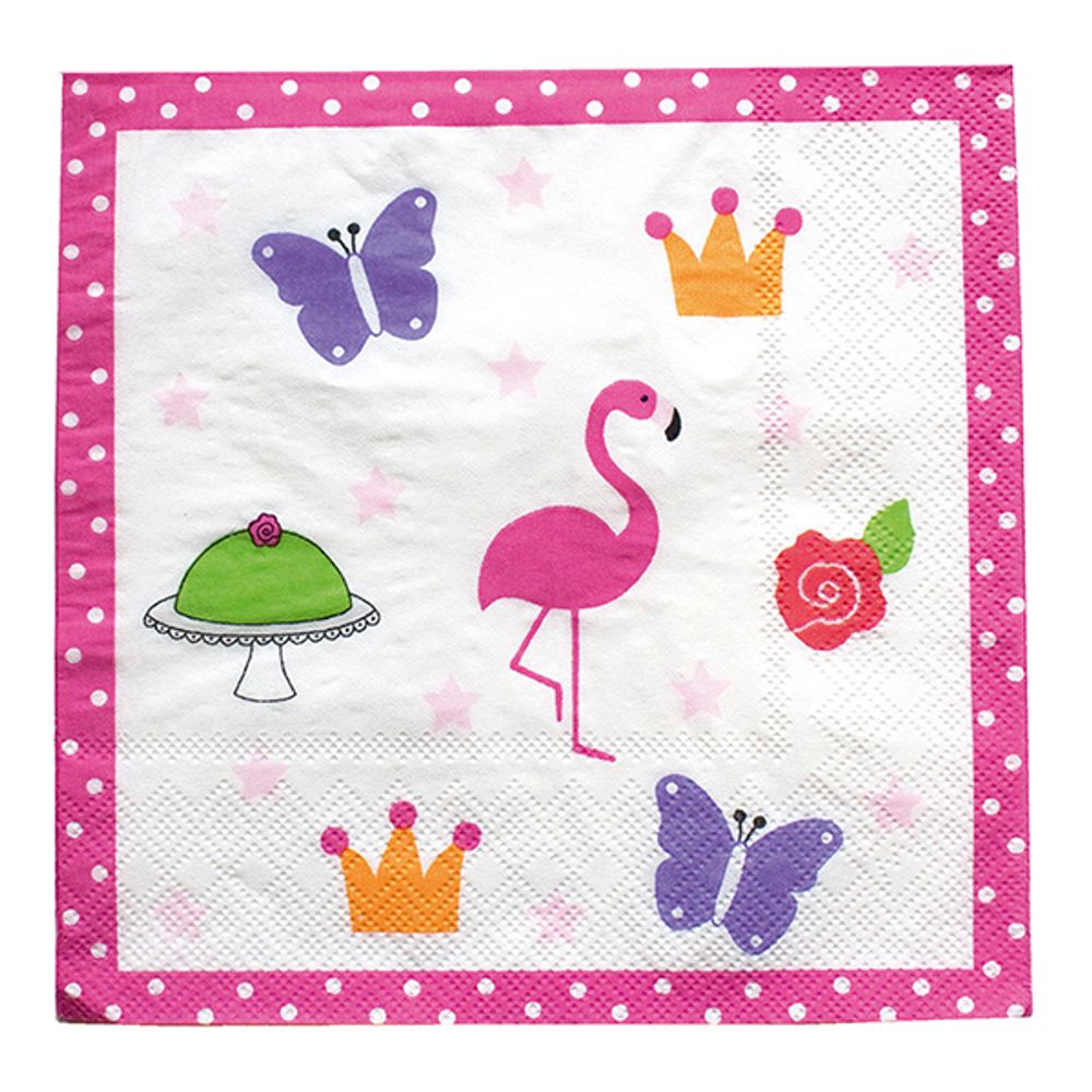 Kalas Servetter Flamingo