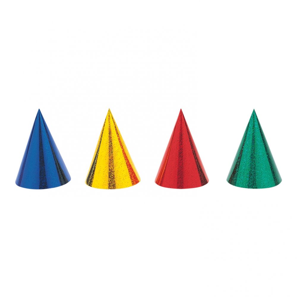 Partyhatter Metallic Flerfargede