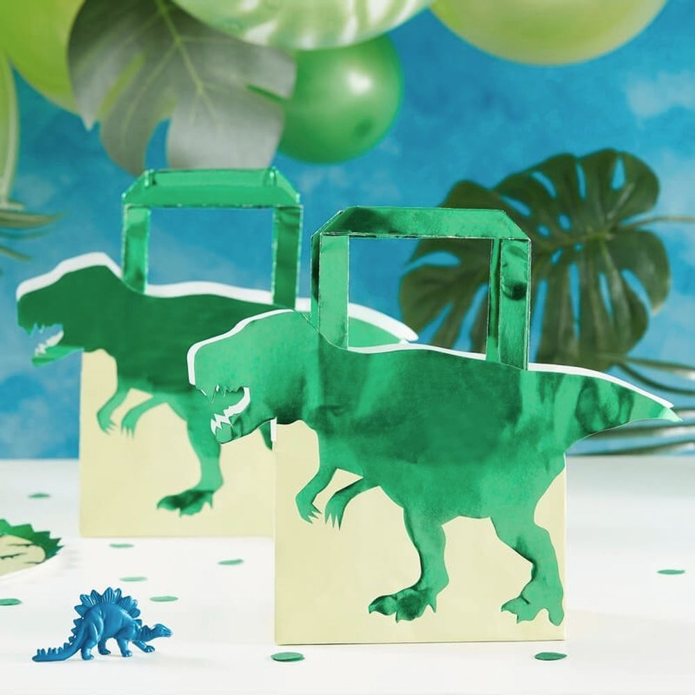 Juhlapussit Dinosaurus Metallic