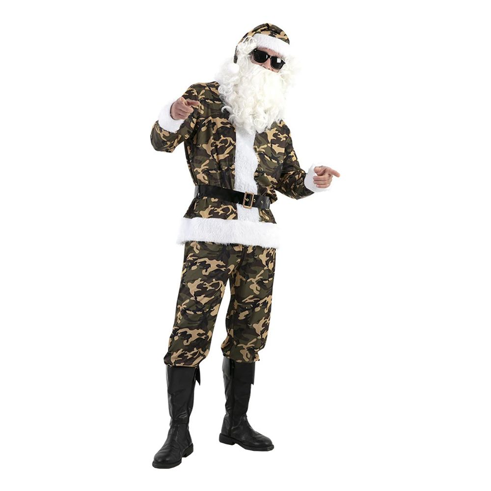 Kamouflagefärgad Tomtedräkt