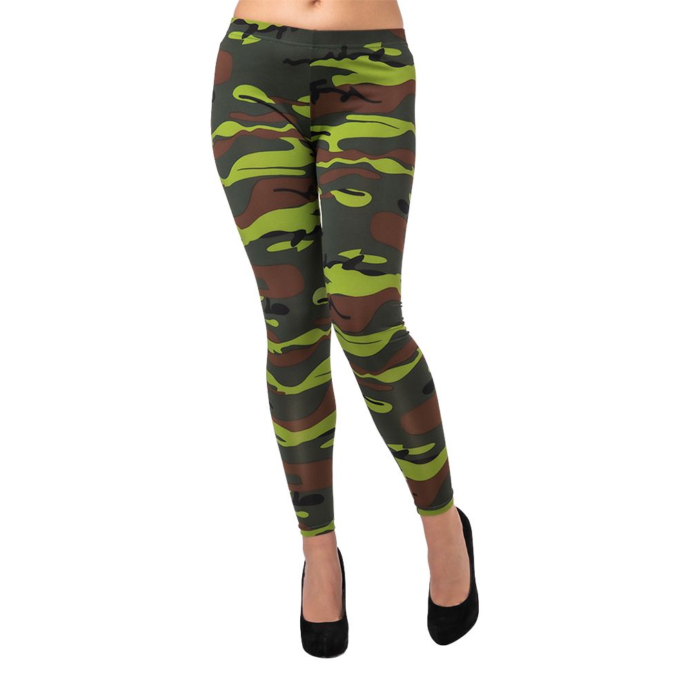 Kamouflagefärgade Leggings
