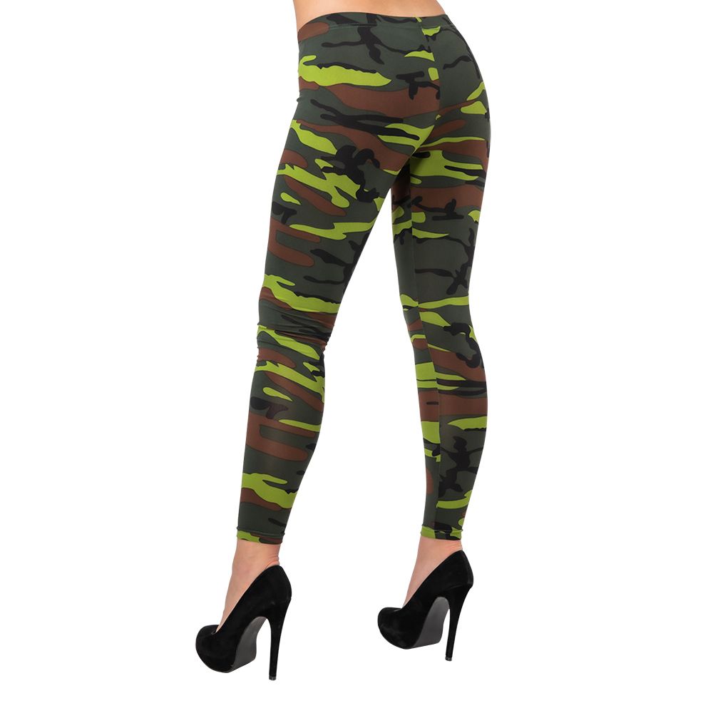 Kamouflagefärgade Leggings