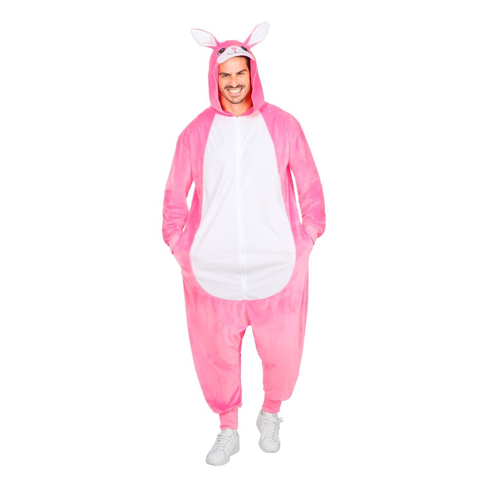 Kanin Lyserød Onesie Kostume