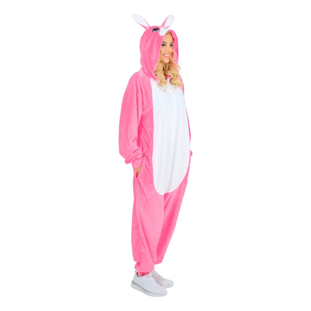 Kanin Lyserød Onesie Kostume