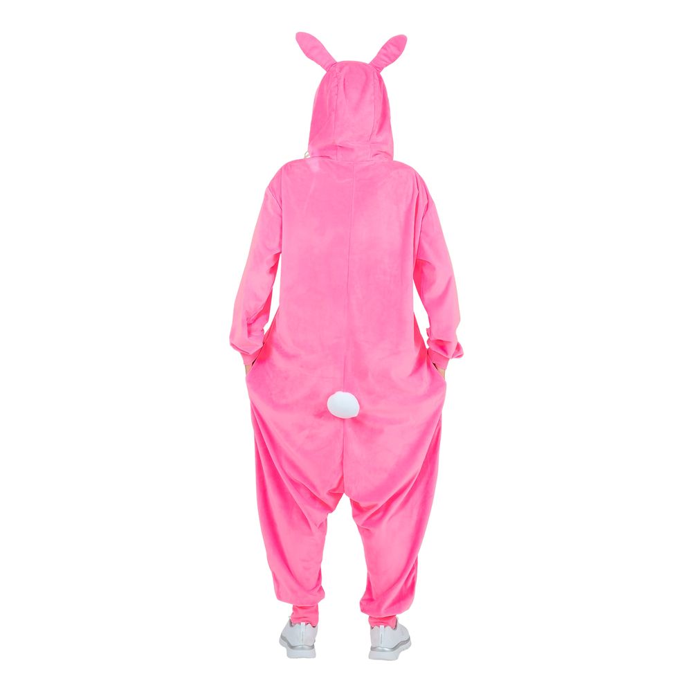 Kanin Lyserød Onesie Kostume