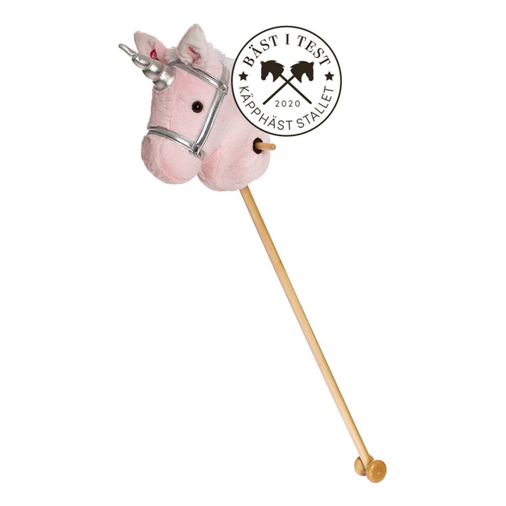 Käpphäst Enhörning Rosa