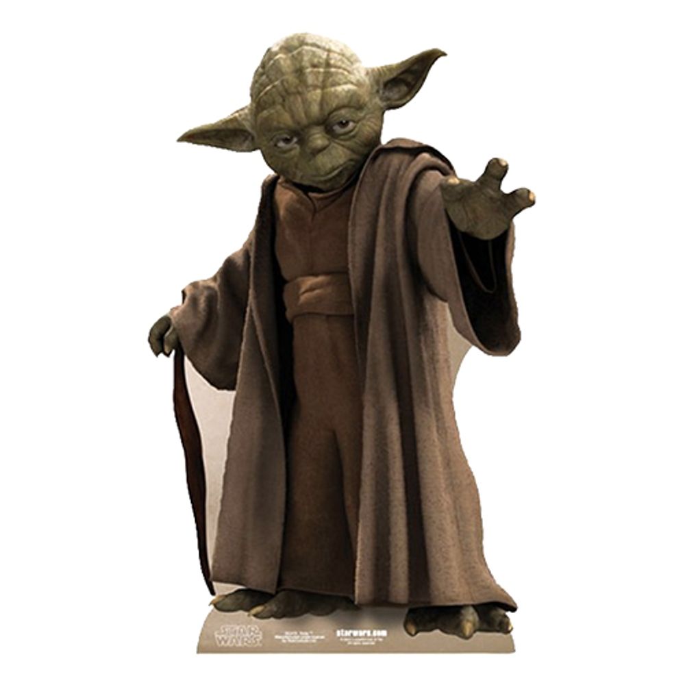 Pappfigur Yoda Mini
