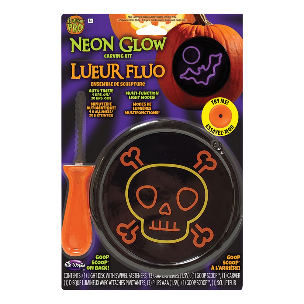 Udskær Græskar Kit Neon