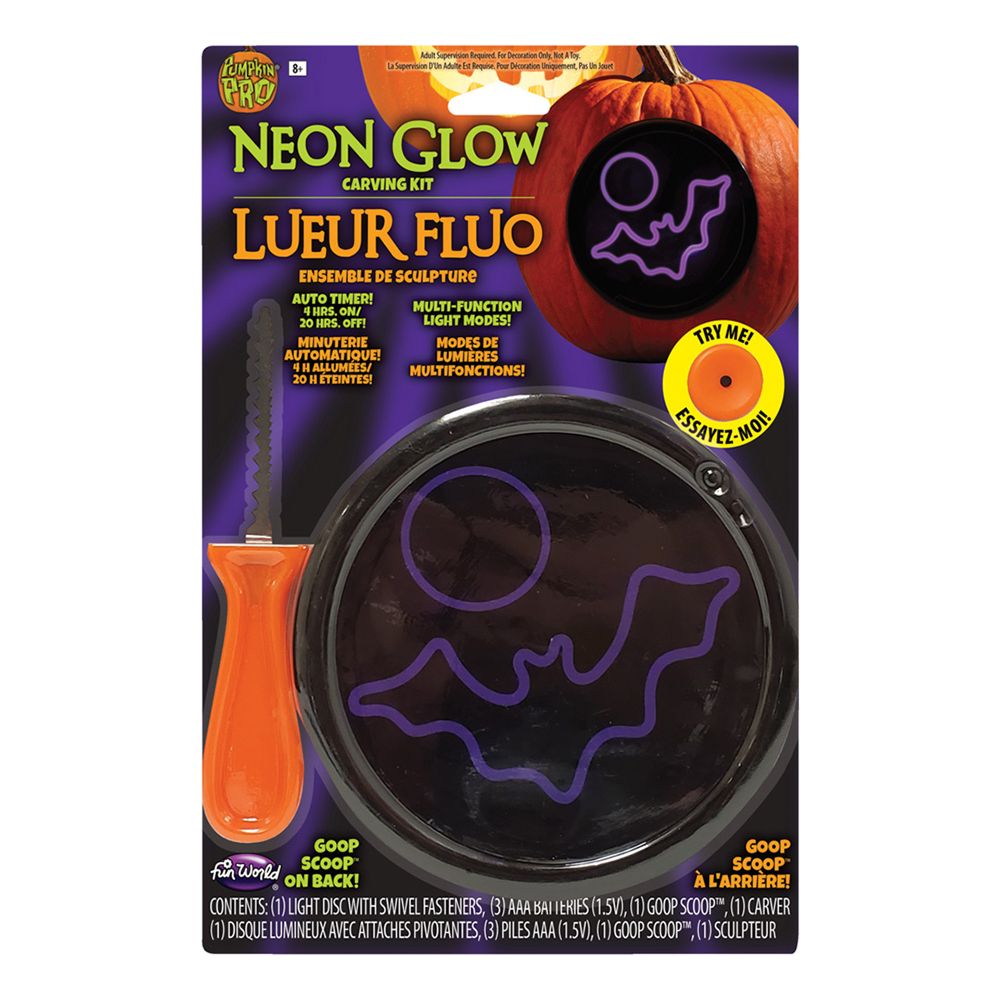 Udskær Græskar Kit Neon