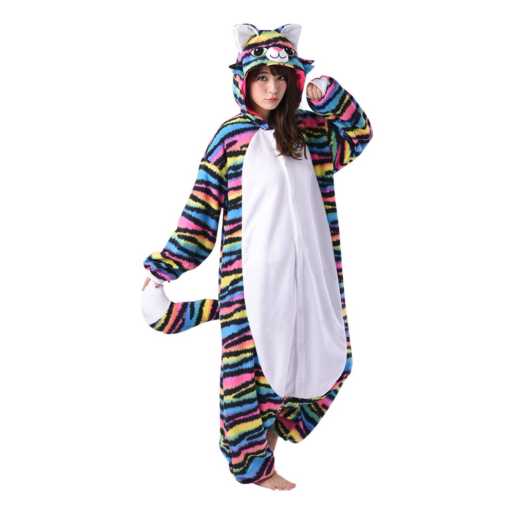 Kissa Sateenkaari Kigurumi