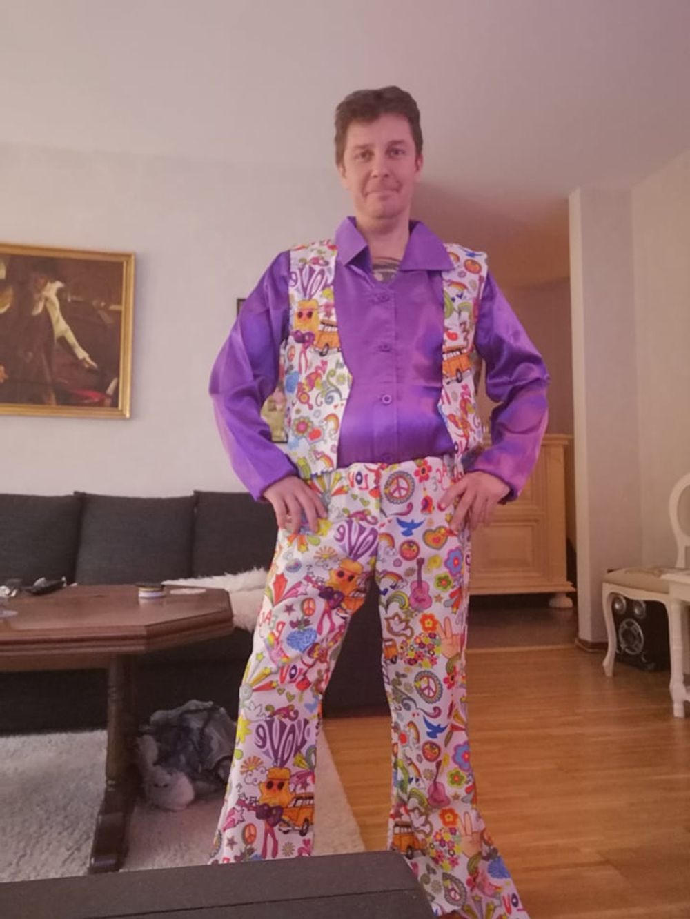 60-tals Groovykille Maskeraddräkt