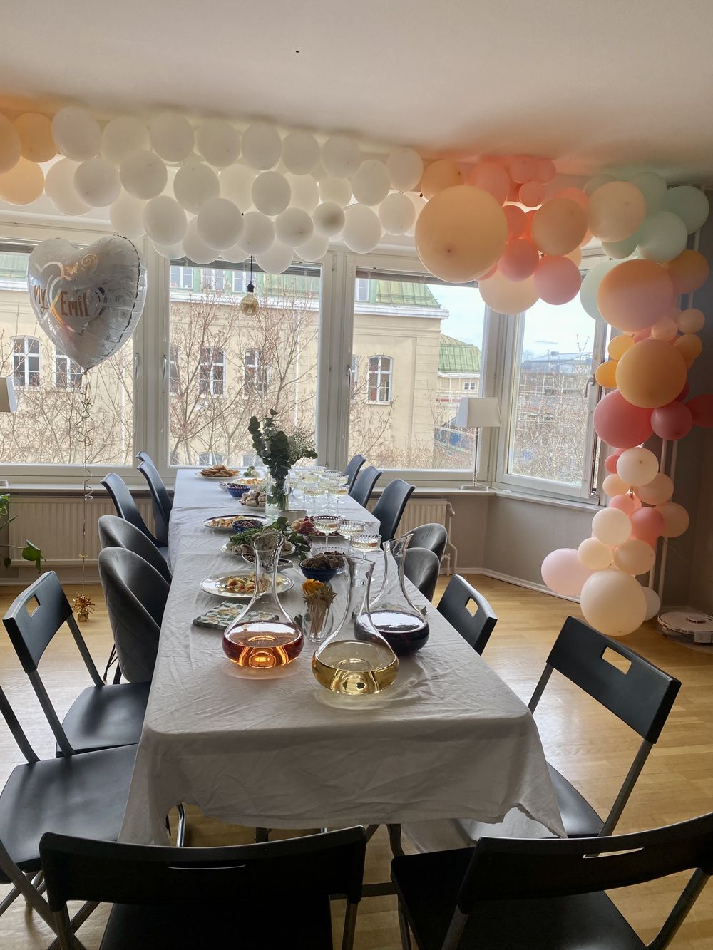 Ballongbåge Blush Mix