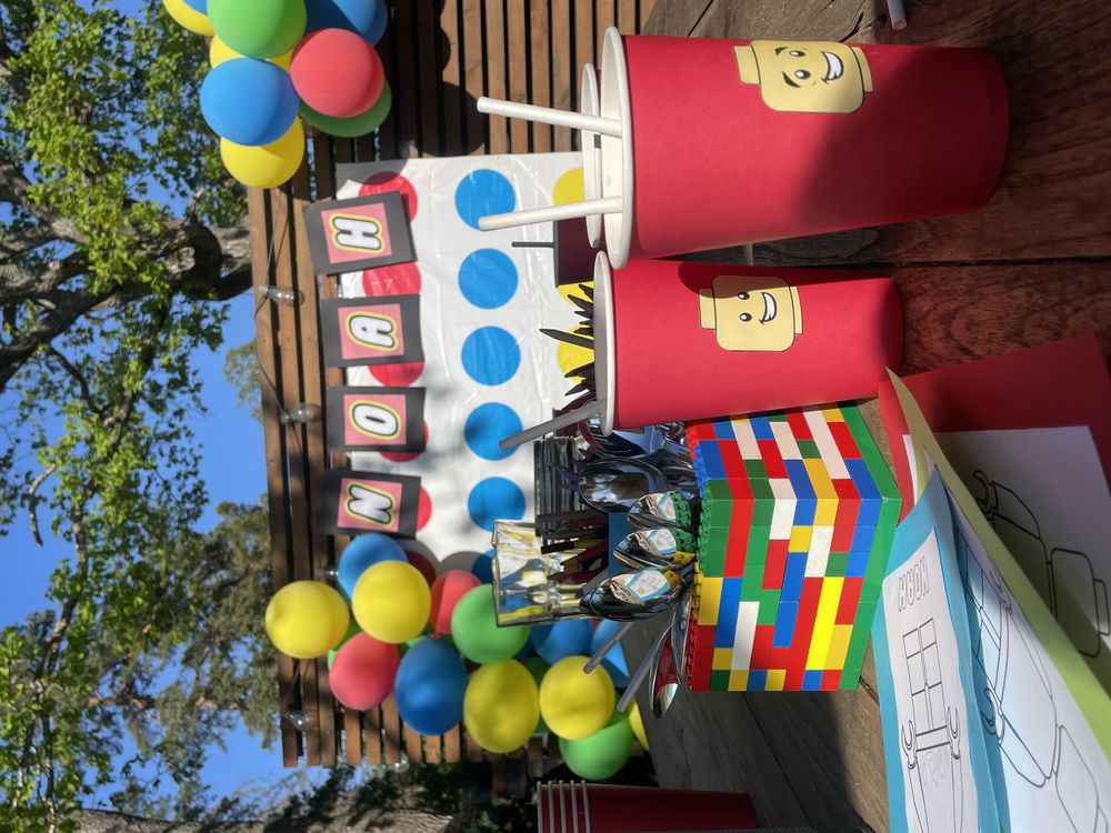 Ballongkombo Blå/Gul