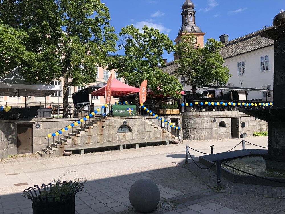 Ballongkombo Blå/Gul