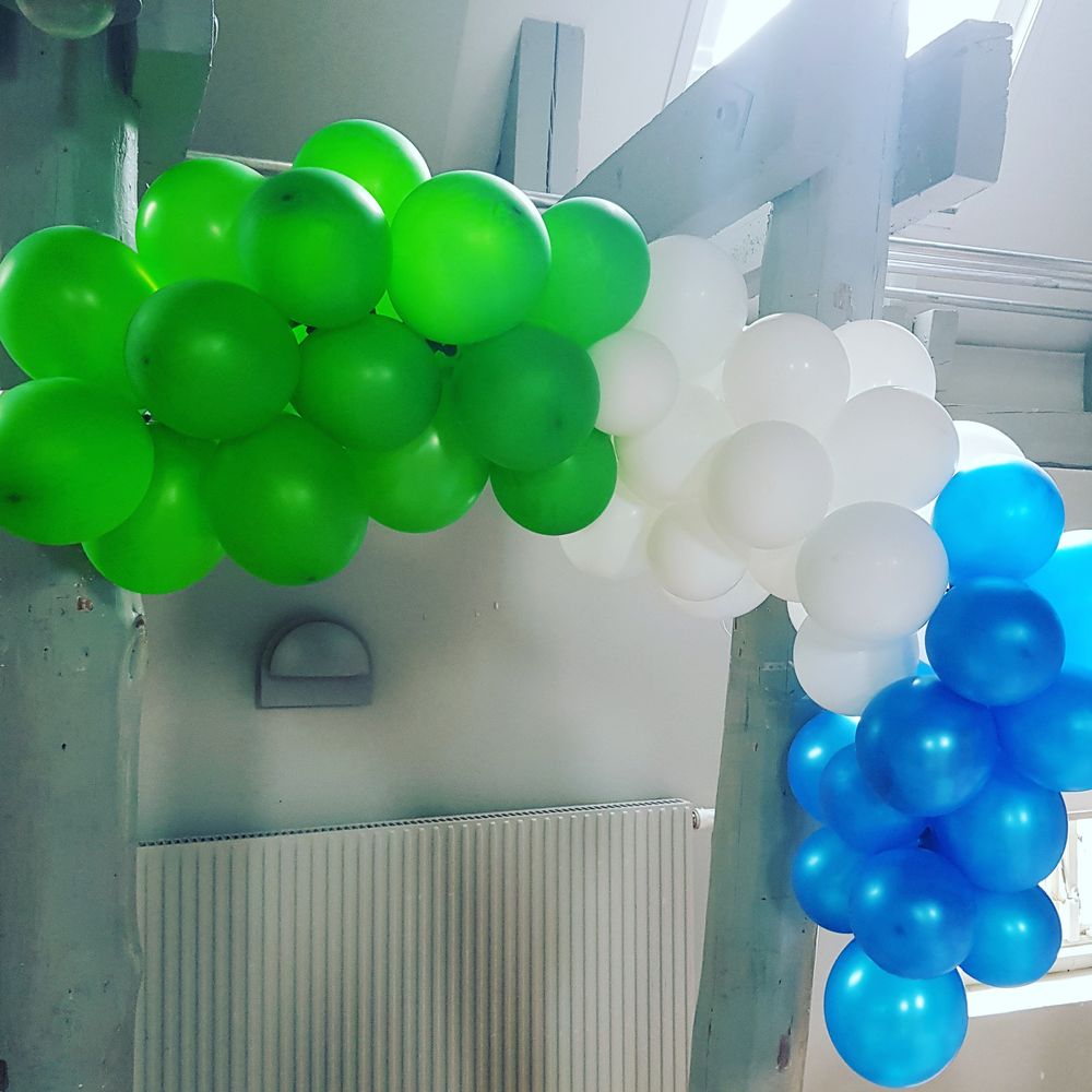 Ilmapallot Vihreät Metalli