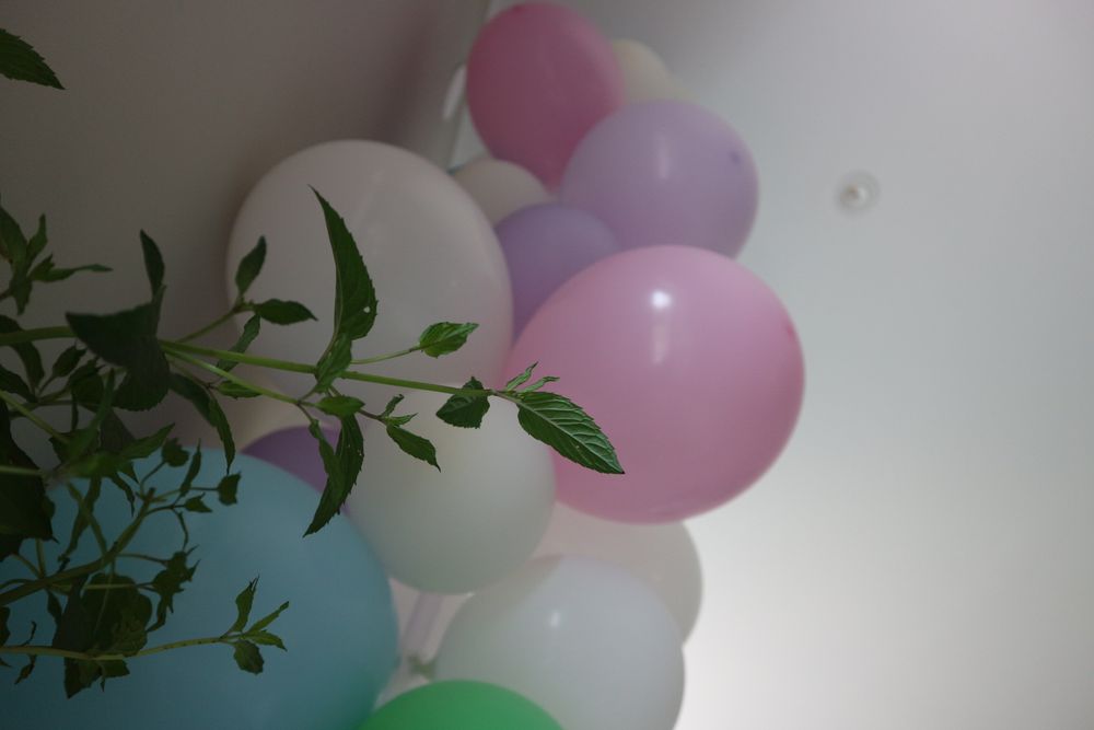 Ballonger Pastell Fargerike