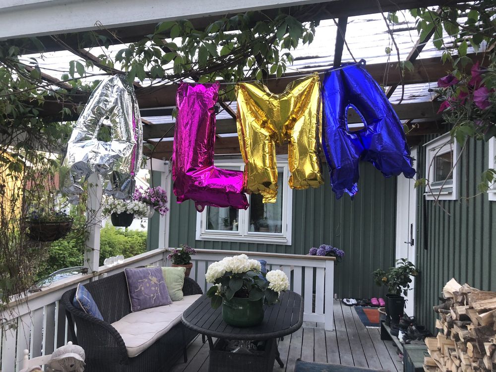 Ballonggirlander Folie Navn