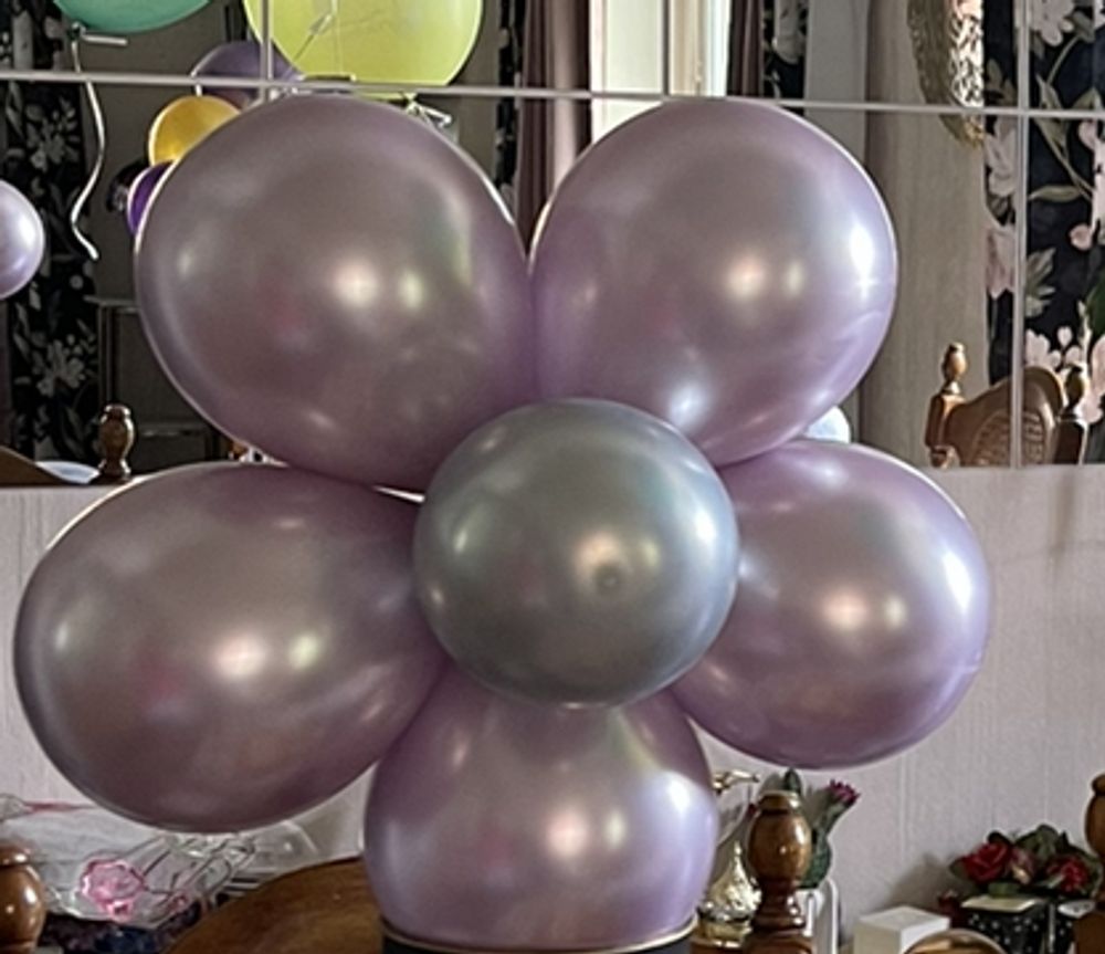 Ballongklemme Blomster