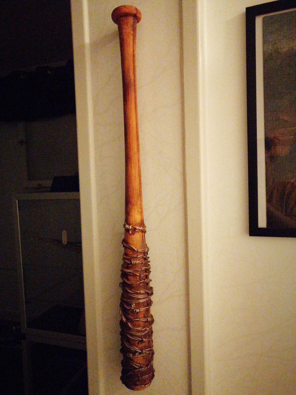 Baseballbat med Pigtråd