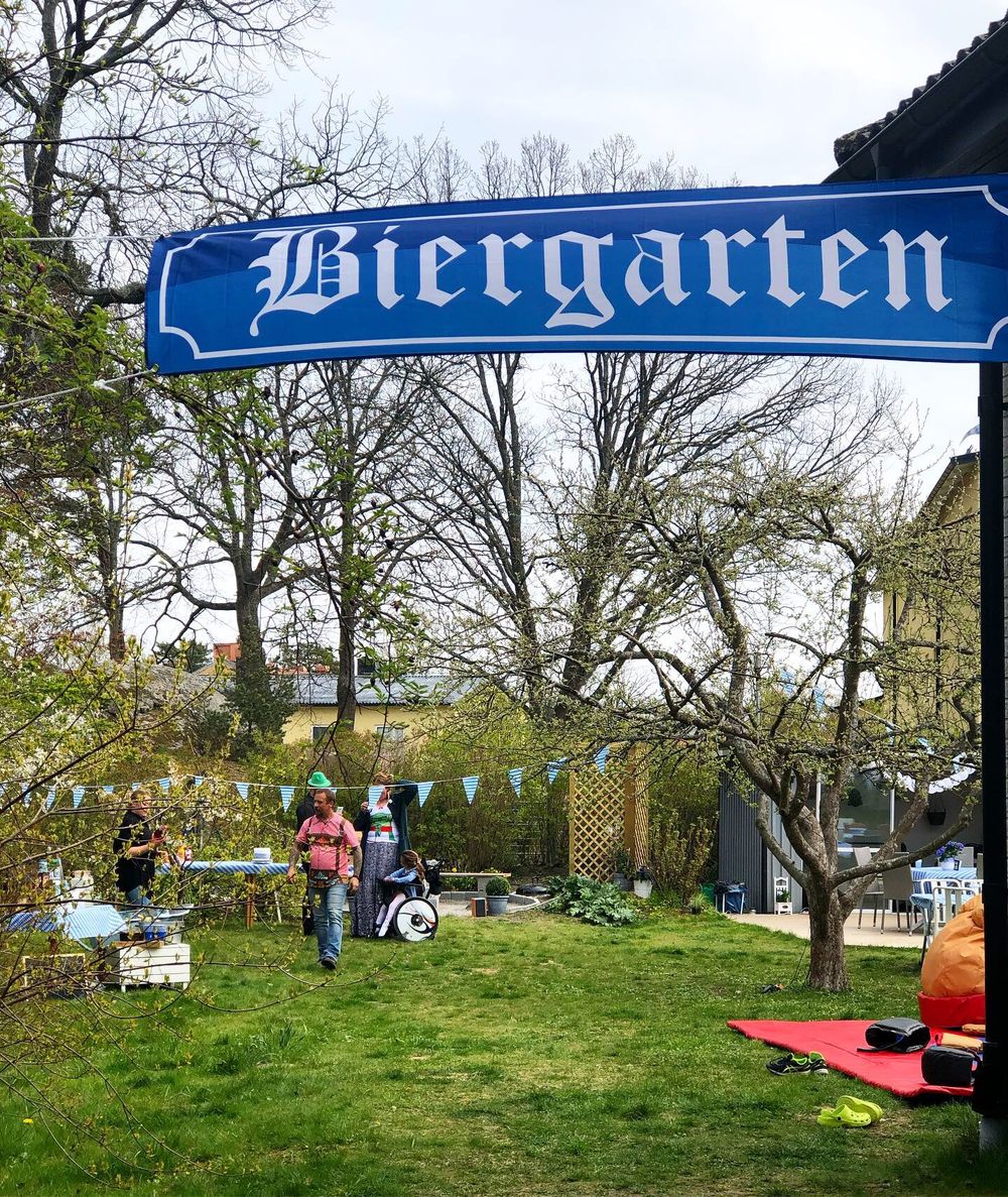 Biergarten Banner