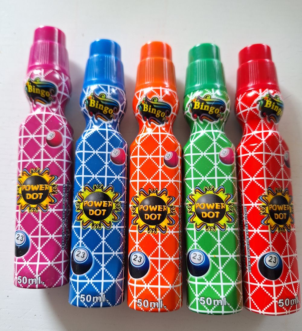 Bingotusjer Flerfargede