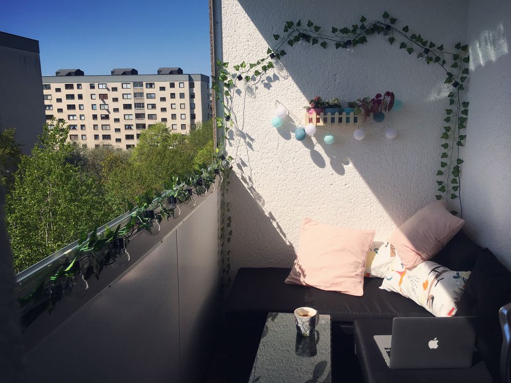 Blomstergirlang Gröna Löv