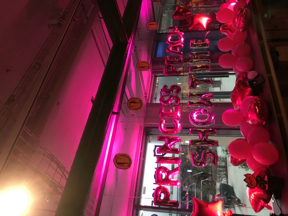 Bokstavballong Mini Rosa