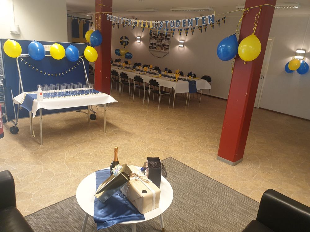 Bogstavsguirlande Grattis till Studenten