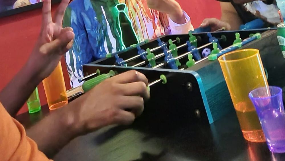 Foosball Mini Neon