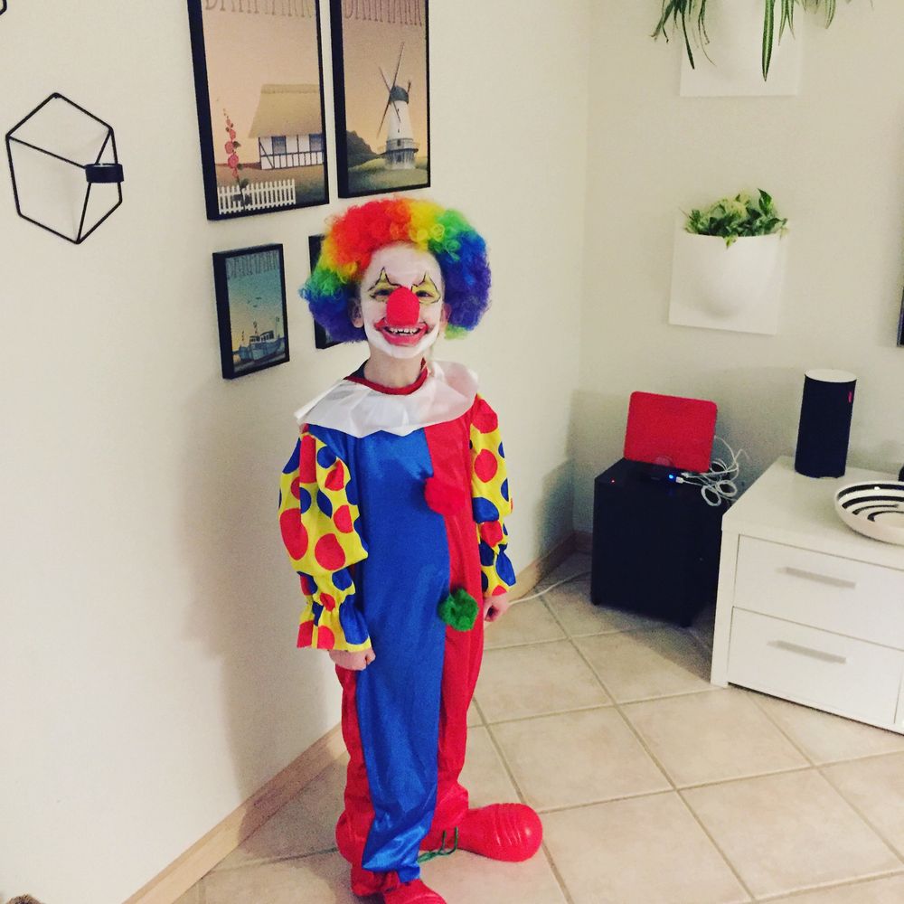 Bubbles the Clown Børnekostume