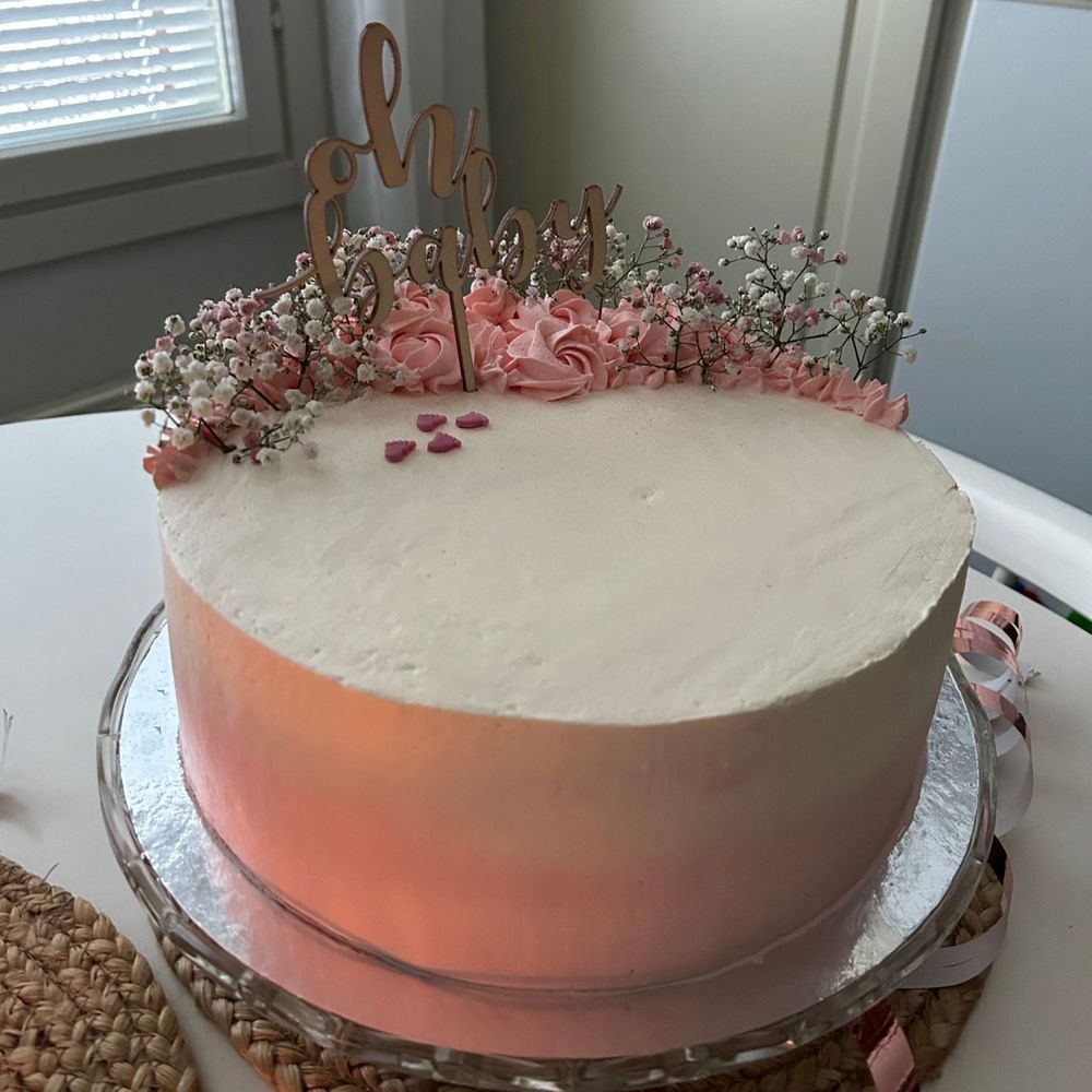 Cake Topper Oh Baby Træ