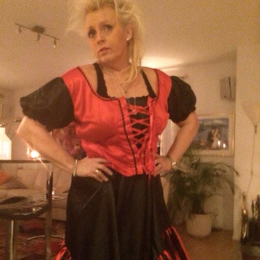 Cancan Saloongirl Kostume
