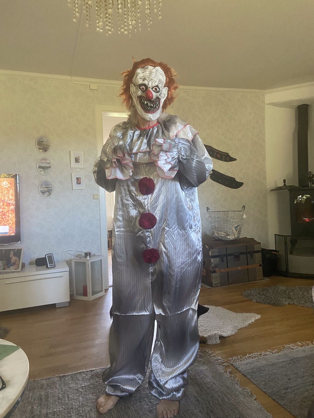 Carnevil Killer Clown Drakt