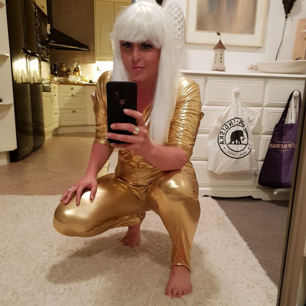 Catsuit Kostyme Gull