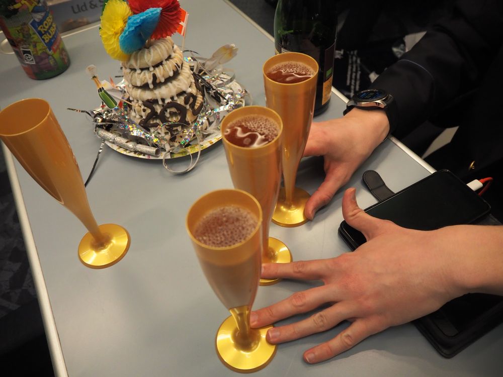 Champagneglas i Plast
