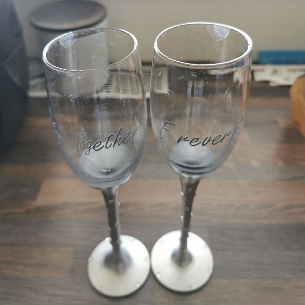 Champagneglas Together Forever