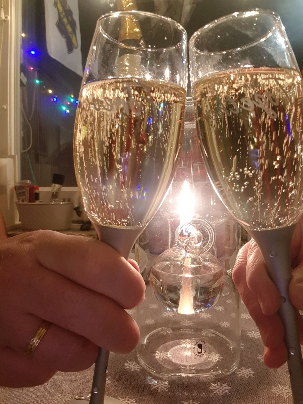 Champagneglas Together Forever