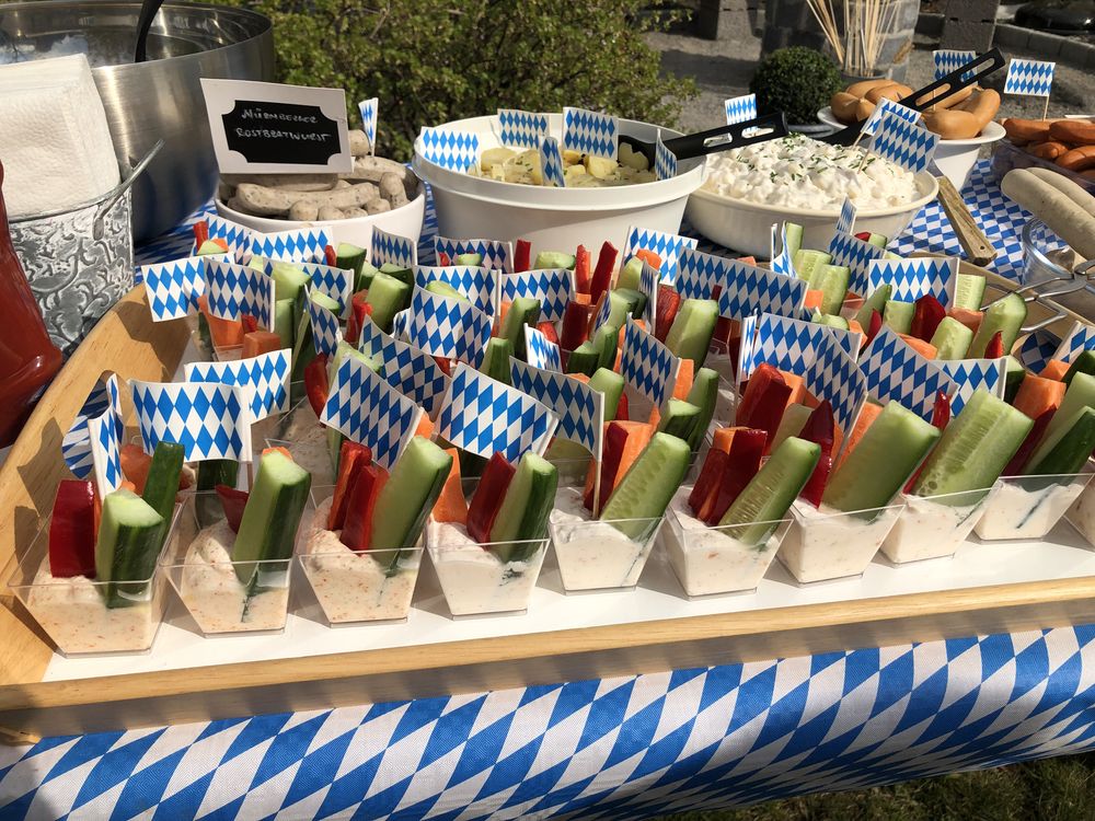 Cocktailflaggor Flaggor Bayerskt Blå