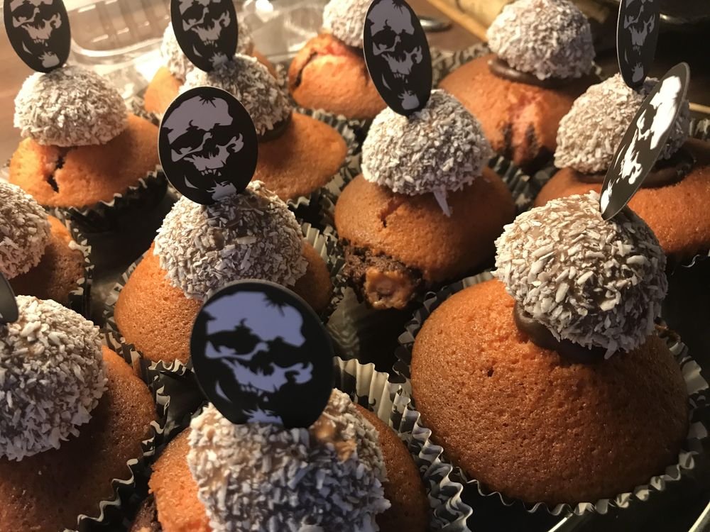 Cupcake Setti Pääkallo