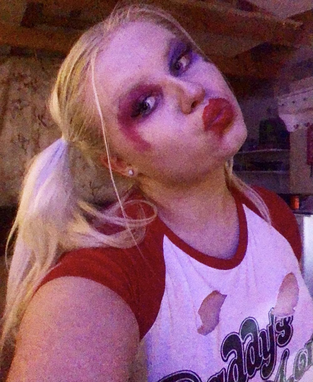 Daddys Lil Monster Suicide Squad Dame T-shirt
