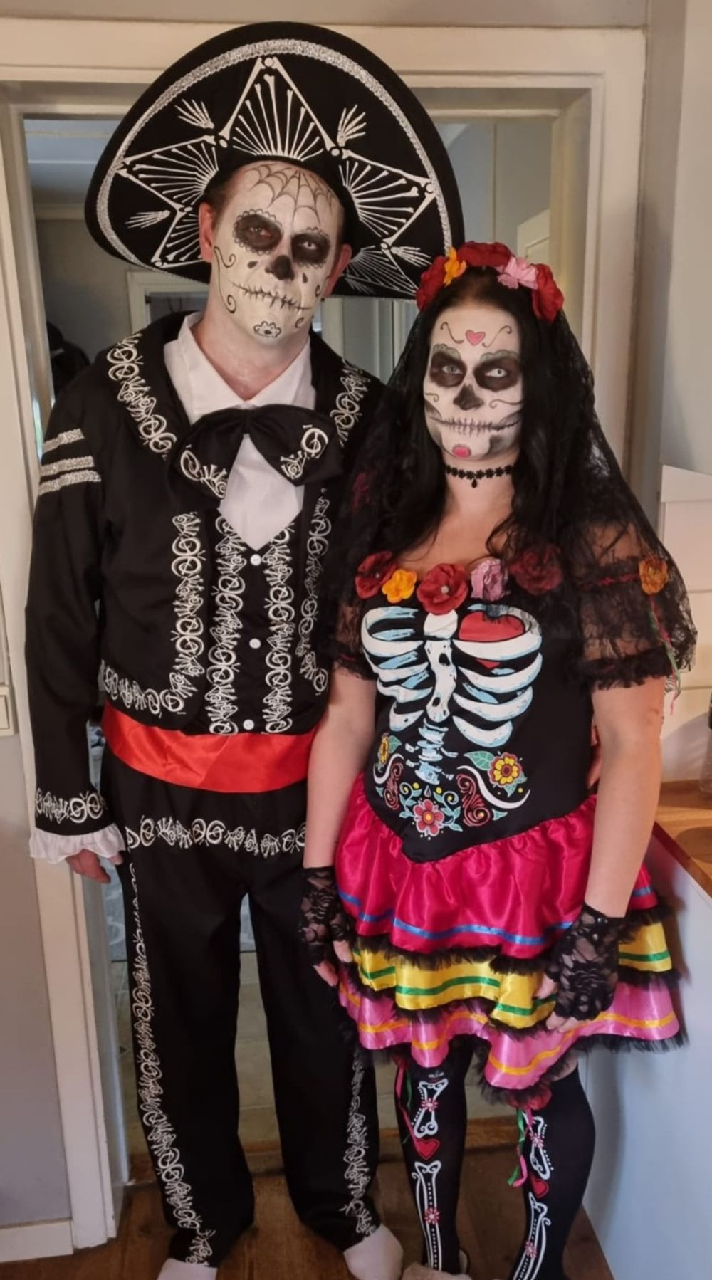Day of the Dead Dam Maskeraddräkt