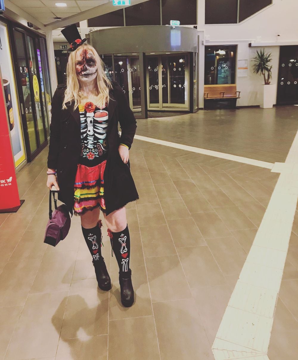 Day of the Dead Dam Maskeraddräkt