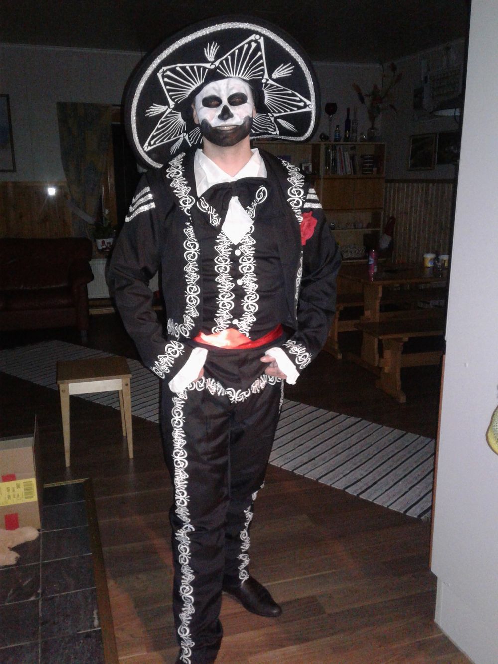 Day of the Dead Señor Bones Kostyme